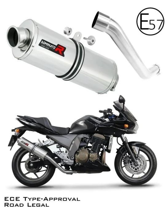 Silencieux slip-on homologué Dominator OV pour Kawasaki Z750 (2004-2006)