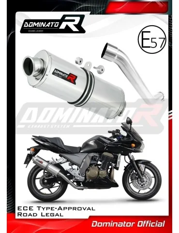 Silencieux slip-on homologué Dominator OV pour Kawasaki Z750 (2004-2006)
