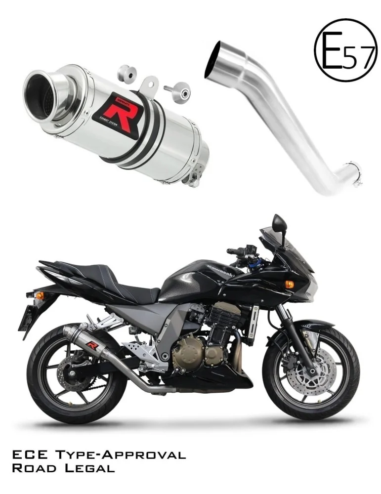 Silencieux slip-on homologué Dominator GP1 pour Kawasaki Z750 (2004-2006)
