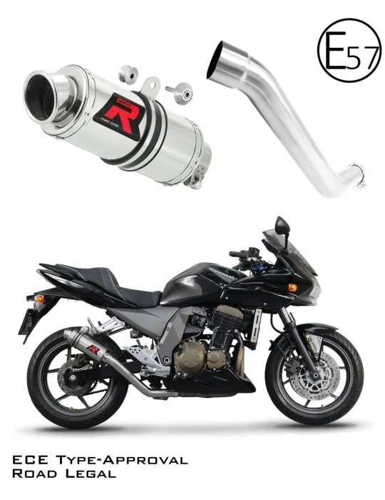 Silencieux slip-on homologué Dominator GP1 pour Kawasaki Z750 (2004-2006)