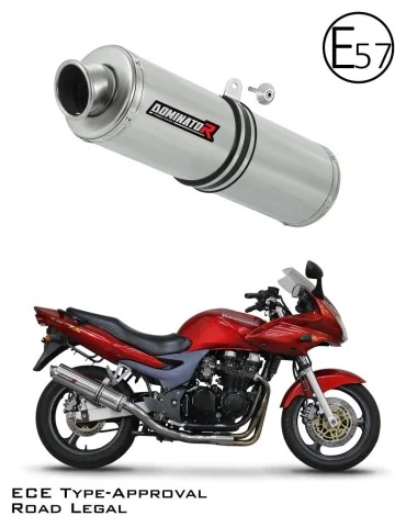 Silencieux bolt-on homologué Dominator ST pour Kawasaki ZR7 / ZR7S (1999-2004)