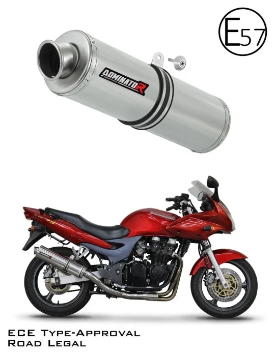 Silencieux bolt-on homologué Dominator ST pour Kawasaki ZR7 / ZR7S (1999-2004)
