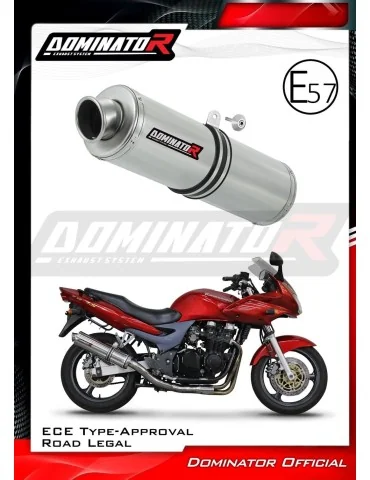Silencieux bolt-on homologué Dominator ST pour Kawasaki ZR7 / ZR7S (1999-2004)