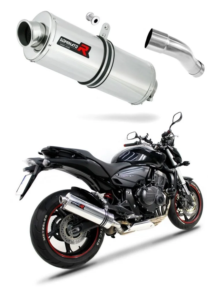 Silencieux slip-on Dominator OV pour Honda CB 600F Hornet PC41 (2007-2013)
