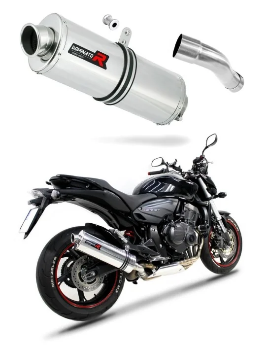 Silencieux slip-on Dominator OV pour Honda CB 600F Hornet PC41 (2007-2013)