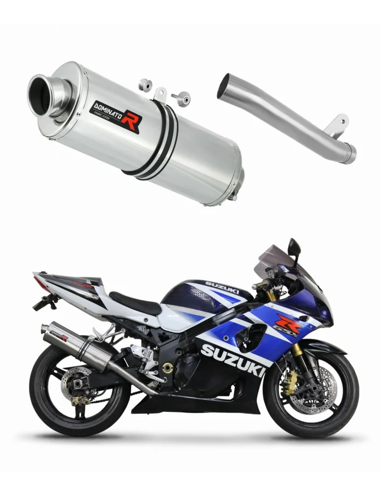 Silencieux slip-on Dominator OV pour Suzuki GSXR 1000 K1 - K4 (2001-2004)