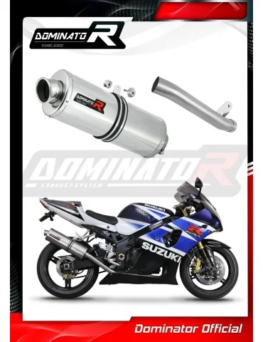 Silencieux slip-on Dominator OV pour Suzuki GSXR 1000 K1 - K4 (2001-2004)