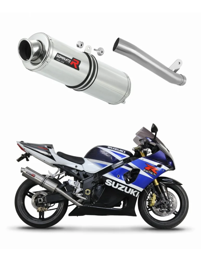 Silencieux slip-on Dominator ST pour Suzuki GSXR 1000 K1 - K4 (2001-2004)