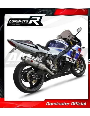 Silencieux slip-on Dominator ST pour Suzuki GSXR 1000 K1 - K4 (2001-2004)
