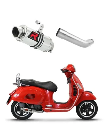 Silencieux slip-on Dominator GP1 pour Piaggio Vespa GTS 125 (2007-2012)