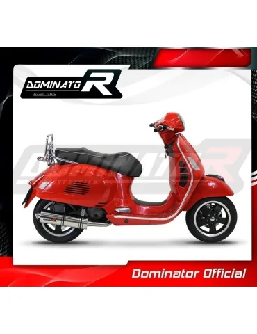 Silencieux slip-on Dominator ST pour Piaggio Vespa GTS 125 (2007-2012)