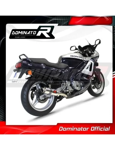 Silencieux slip-on Dominator GP1 pour Honda CBR 600 F1 (1987-1990)