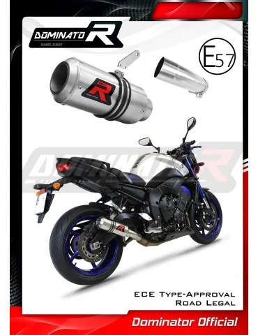Silencieux slip-on homologué Dominator GP pour Yamaha FZ 8 N / FZ8 S Fazer (2010-2016)