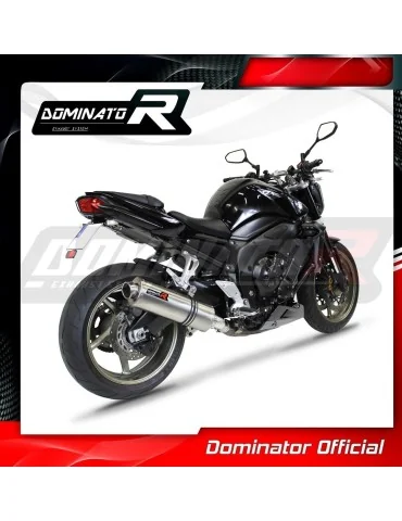 Silencieux slip-on homologué Dominator OVAL pour Yamaha FZ1 1000 Fazer (2006-2015)