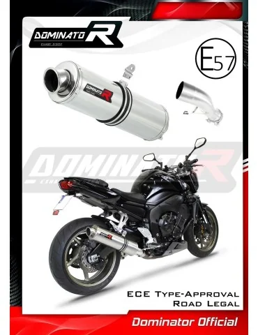 Silencieux slip-on homologué Dominator ROND pour Yamaha FZ1 1000 Fazer (2006-2015)