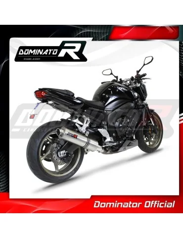 Silencieux slip-on homologué Dominator ROND pour Yamaha FZ1 1000 Fazer (2006-2015)