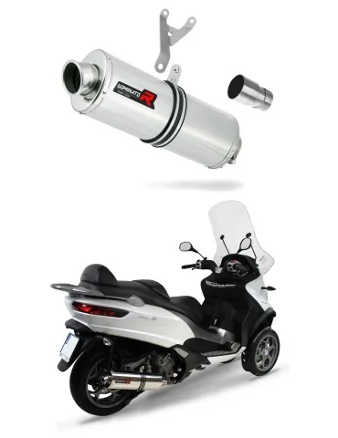 Silencieux slip-on Dominator OV pour Piaggio MP3 500 (2008-2022)