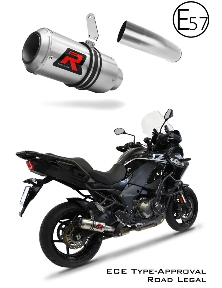 Silencieux slip-on homologué Dominator GP pour Kawasaki Versys 1000 (2019-2024)