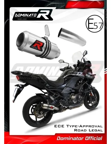Silencieux slip-on homologué Dominator GP pour Kawasaki Versys 1000 (2019-2024)