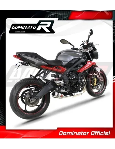 Silencieux slip-on Dominator GP pour Triumph Street Triple 675 R / S / RS (2013-2016)
