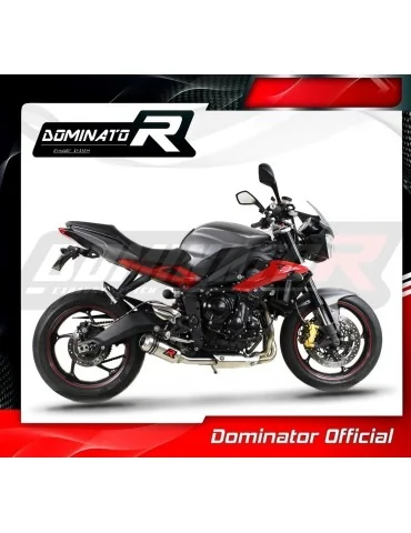 Silencieux slip-on Dominator GP pour Triumph Street Triple 675 R / S / RS (2013-2016)