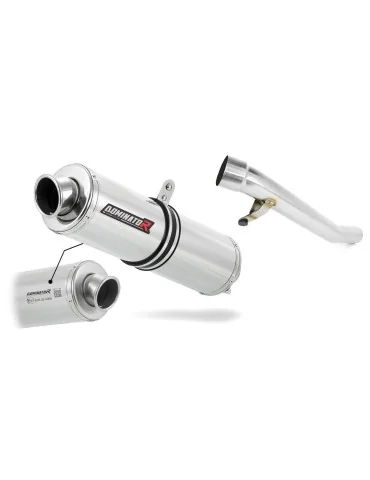 Silencieux slip-on homologué Dominator ROND pour Suzuki GSX 1200 Inazuma (1999-2000)