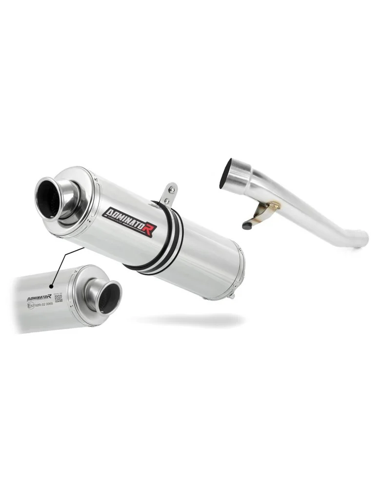 Silencieux slip-on homologué Dominator ROND pour Suzuki GSX 1200 Inazuma (1999-2000)