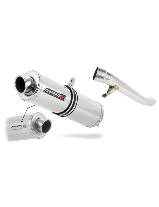 Silencieux slip-on homologué Dominator ROND pour Suzuki GSX 1200 Inazuma (1999-2000)
