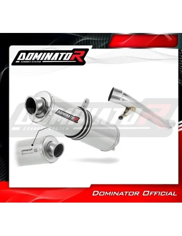 Silencieux slip-on homologué Dominator ROND pour Suzuki GSX 750 Inazuma (1998-2003)