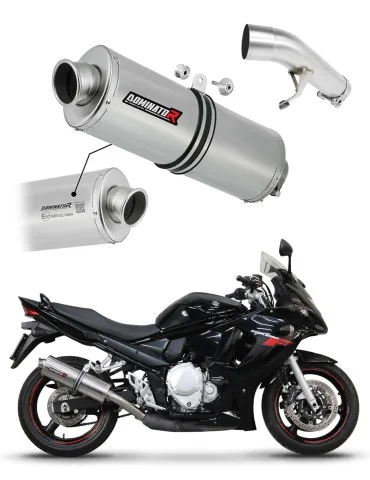 Silencieux slip-on homologué Dominator OV pour Suzuki GSXF 650 (2007-2016)