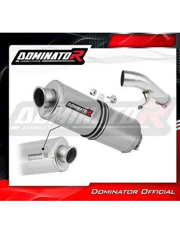 Silencieux slip-on homologué Dominator OV pour Suzuki GSXF 650 (2007-2016)