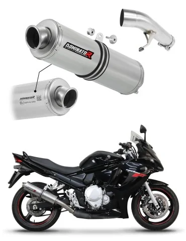 Silencieux slip-on homologué Dominator ST pour Suzuki GSXF 650 (2007-2016)
