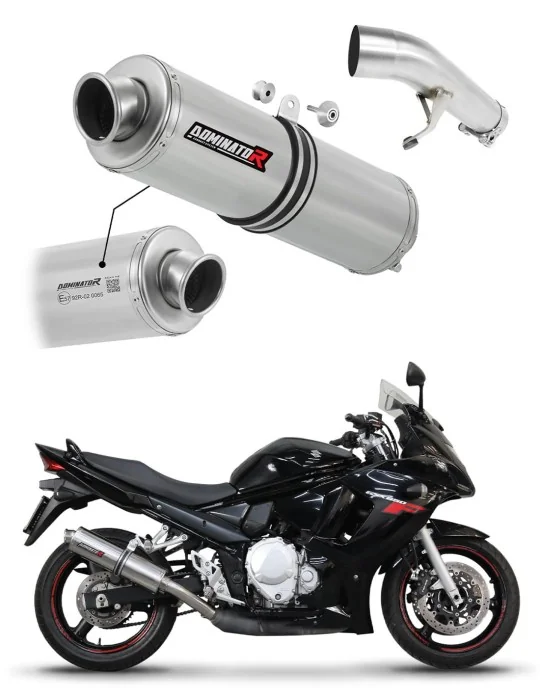 Silencieux slip-on homologué Dominator ST pour Suzuki GSXF 650 (2007-2016)
