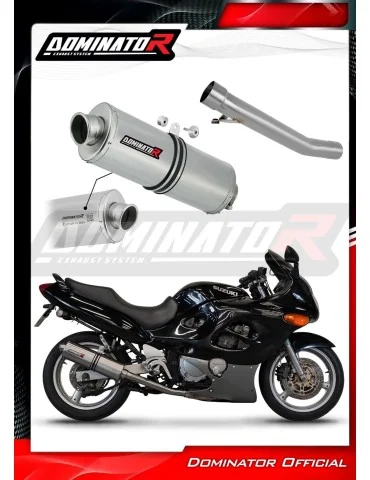 Silencieux slip-on homologué Dominator OV pour Suzuki GSXF 750 (1998-2006)