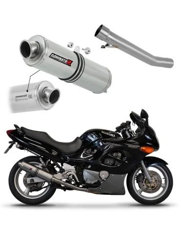 Silencieux slip-on homologué Dominator ST pour Suzuki GSXF 600 (1998-2006)