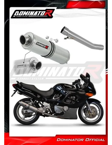 Silencieux slip-on homologué Dominator ST pour Suzuki GSXF 600 (1998-2006)