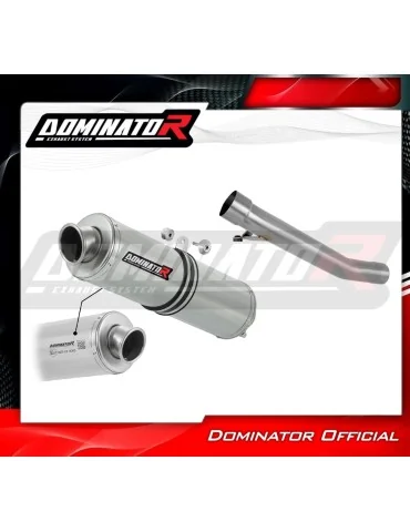 Silencieux slip-on homologué Dominator ST pour Suzuki GSXF 600 (1998-2006)
