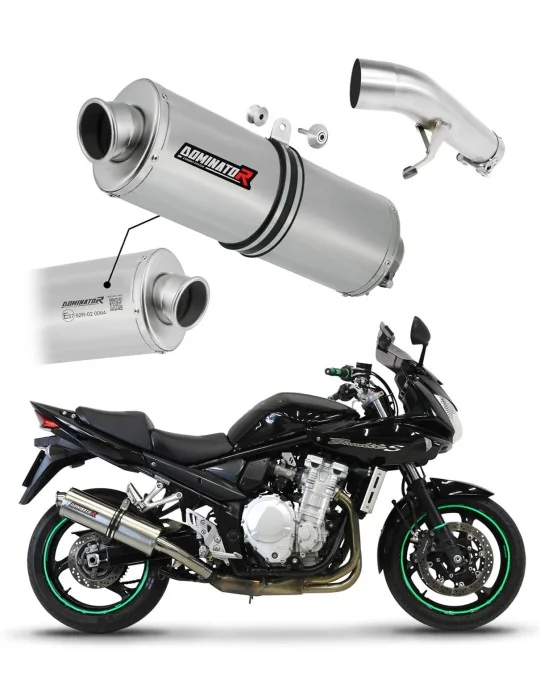 Silencieux slip-on homologué Dominator OV pour Suzuki GSF 1250 N / S Bandit (2007-2016)