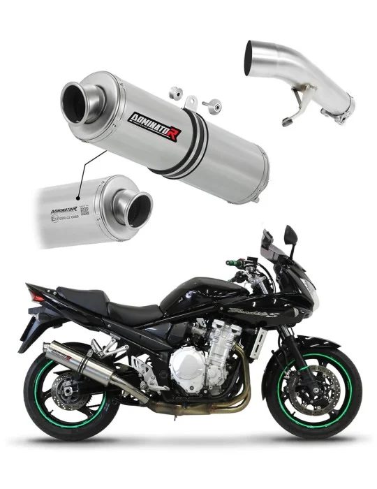 Silencieux slip-on homologué Dominator ST pour Suzuki GSF 1250 N / S Bandit (2007-2016)