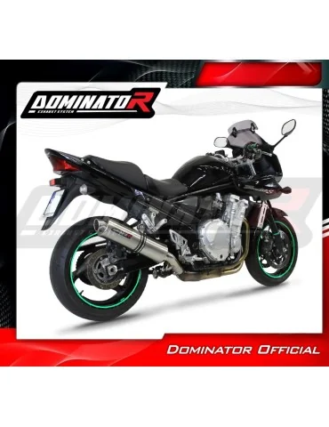 Silencieux slip-on homologué Dominator ST pour Suzuki GSF 1250 N / S Bandit (2007-2016)