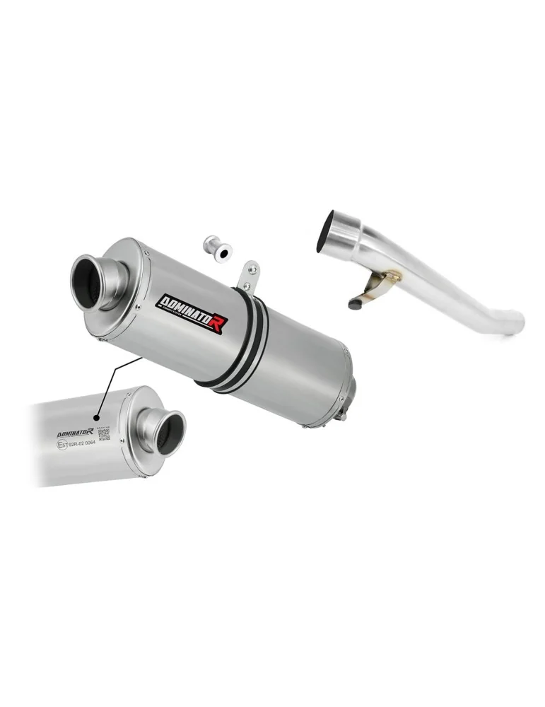 Silencieux slip-on homologué Dominator OVAL pour Suzuki GSF 1200 Bandit (1996-2000)