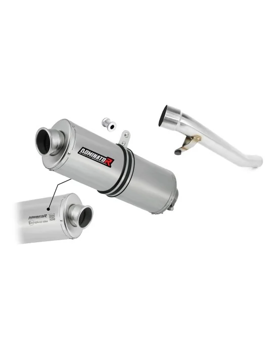 Silencieux slip-on homologué Dominator OVAL pour Suzuki GSF 1200 Bandit (1996-2000)