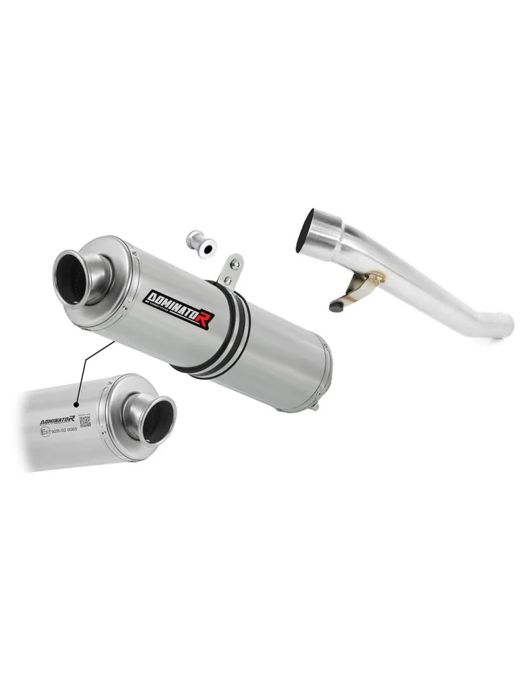 Silencieux slip-on homologué Dominator ROND pour Suzuki GSF 1200 Bandit (1996-2000)