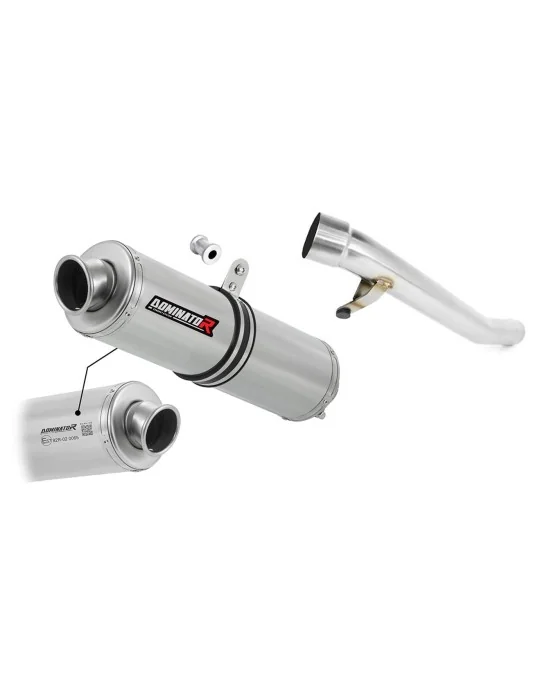 Silencieux slip-on homologué Dominator ROND pour Suzuki GSF 1200 Bandit (1996-2000)