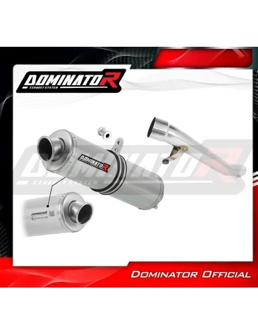 Silencieux slip-on homologué Dominator ROND pour Suzuki GSF 1200 Bandit (1996-2000)
