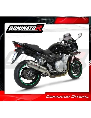 Silencieux slip-on homologué Dominator OV pour Suzuki GSF 650 N / S Bandit (2007-2016)