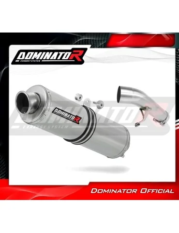 Silencieux slip-on homologué Dominator ST pour Suzuki GSF 650 N / S Bandit (2007-2016)