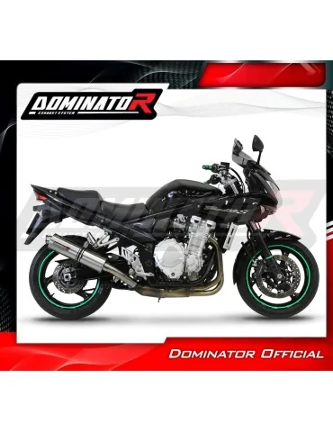 Silencieux slip-on homologué Dominator ST pour Suzuki GSF 650 N / S Bandit (2007-2016)