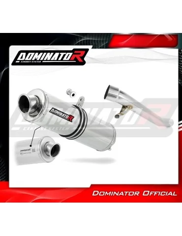 Silencieux slip-on homologué Dominator ROND pour Suzuki GSF 650 S Bandit (2005-2006)