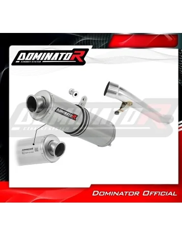 Silencieux slip-on homologué Dominator ROND pour Suzuki GSF 600 Bandit (2000-2004)